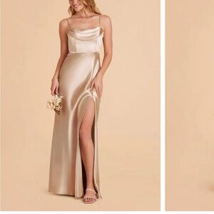 Birdy Grey Mia Convertible Shiny Satin Dress